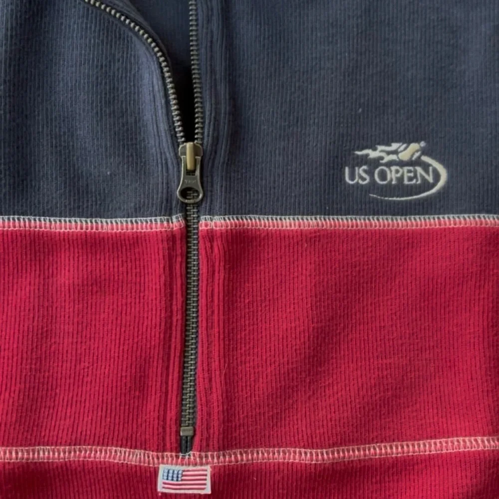 **Vintage!** Official 2000s US Open Tehama Clint Quarter-Zip - Picture 4 of 7